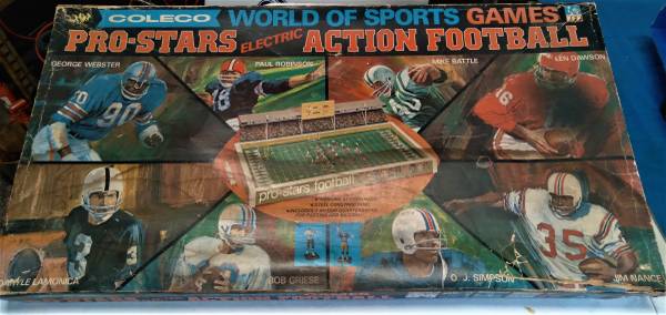 Vintage Coleco Pro Stars Electric Action Football Game World Of Sports $110