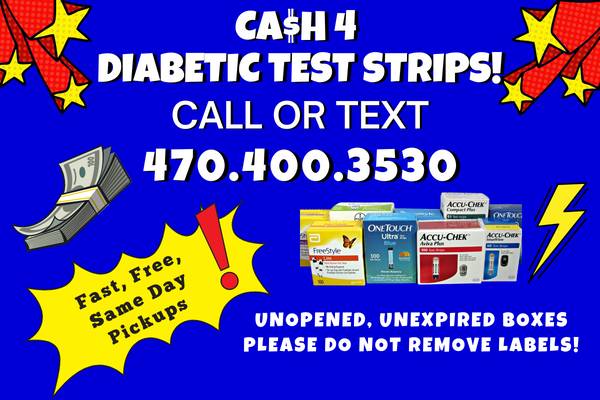 Photo Calling All Diabetics Cure A Cashflow Crisis Sell Test Strips $123