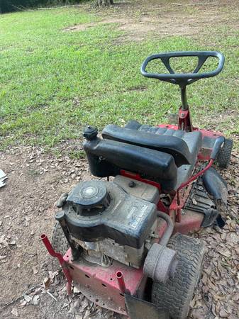 Photo Snapper riding mower