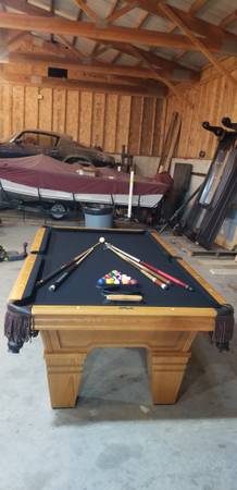 Photo 8ft American Heritage Pool Table (delivery and set up available) $1,850