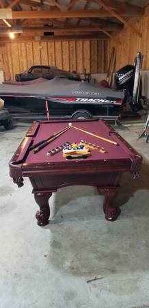Photo 8ft American Heritage Pool Table (set up available) $1,850