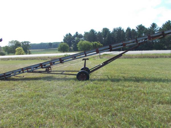 Elevator for grain hay corn or firewood 35 ft $350