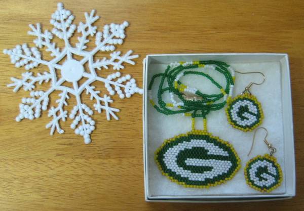 Green Bay Packers Fan Jewelry Set $25