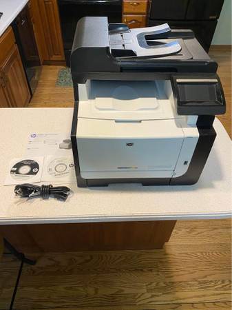 HP LASERJET PRO CM14115fnw COLOR MFP Printer READ ENTIRE LISTING Po $100