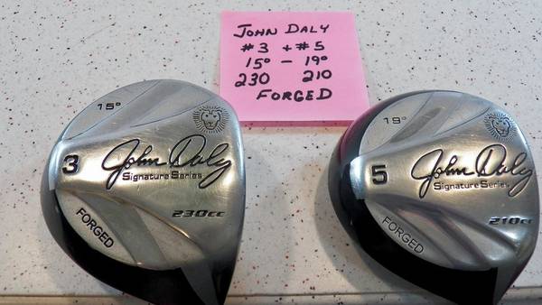 Photo John Daly Signature Series Forged 3  5 Driver RH Golf Club We Ship $35
