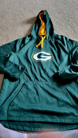 Mens Green Bay Packers Hoodie Size Large $15