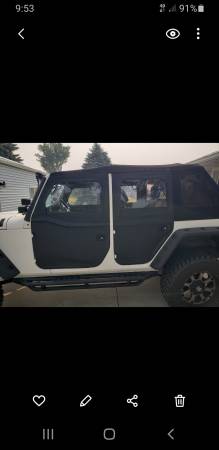 Photo Sell or trade Jeep soft doors $800