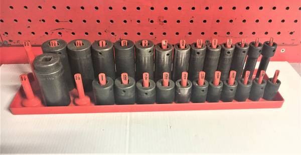 Photo Snap On 25 Piece 6-Point Shallow and Deep Impact Sockets $525