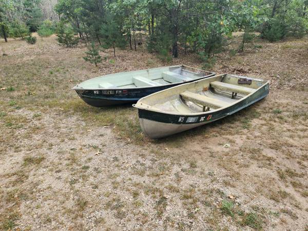 Photo Two 12 ft Aluminum Boats $150