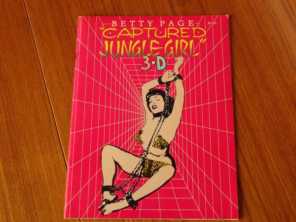 Photo Vintage 1990 Adult Subject Picture Book in 3-D Betty Page $12