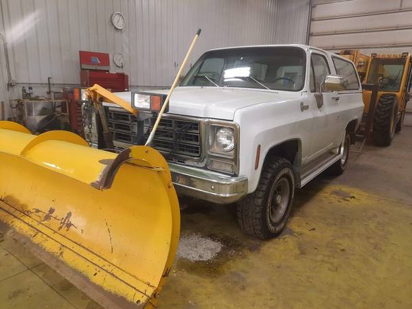 Photo 1979 Chevy Blazer with Plow - $14,500 (Mountain Lake)