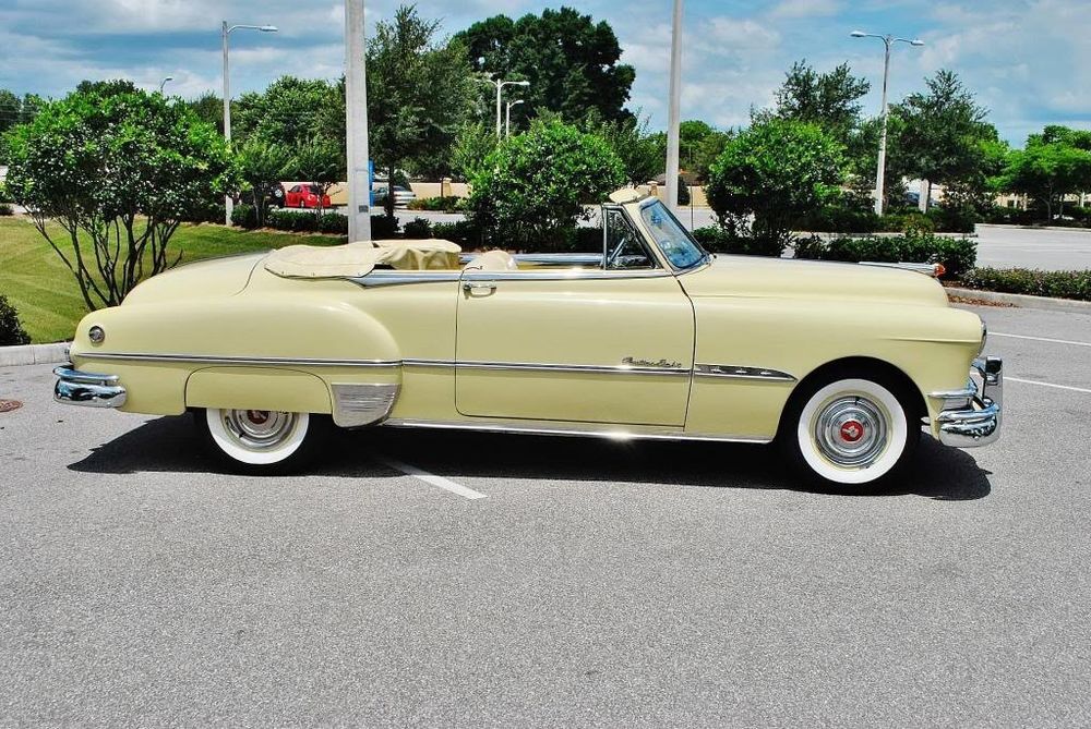 1951 Pontiac Chieftain Convertible Silver Anniversary Edition Cars