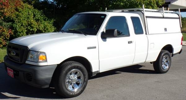 Photo 2010 Ford Ranger Extended Cab Work Truck With Cap - $9,995 (Bucyrus)