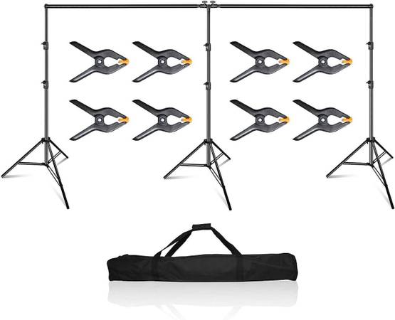 EMART Photo Video Studio 20 ft Wide 10 ft Tall Adjustable Heavy Duty Photography $75