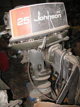25 hp Johnson Outboard Boat Motor $700
