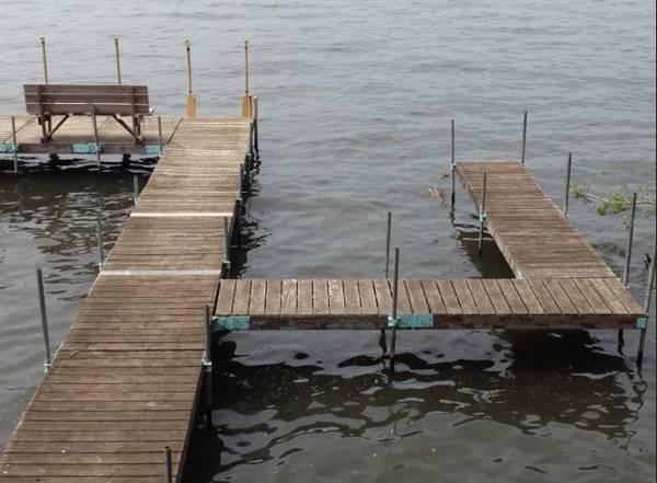 Photo Wooden Boat Dock Slip Configuration $1,500