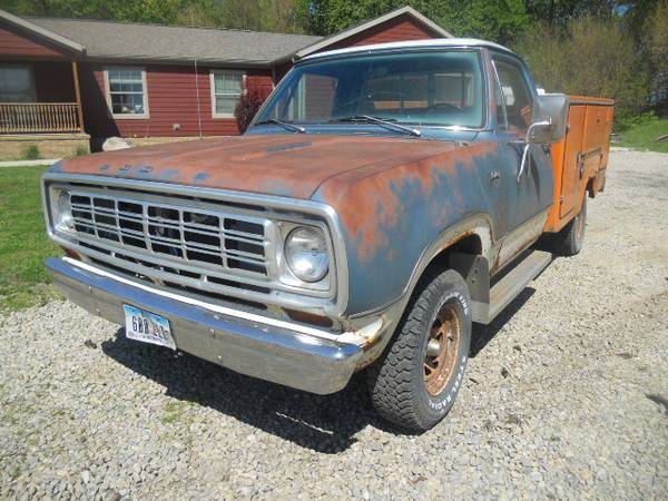 1975 dodge 4x4 w 100 power wagon - $1100 | Cars & Trucks For Sale ...