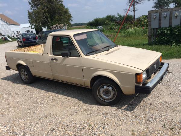 Vw 81 Volkswagen rabbit pickup diesel 5sp - $3500 (Mason city) | Cars ...