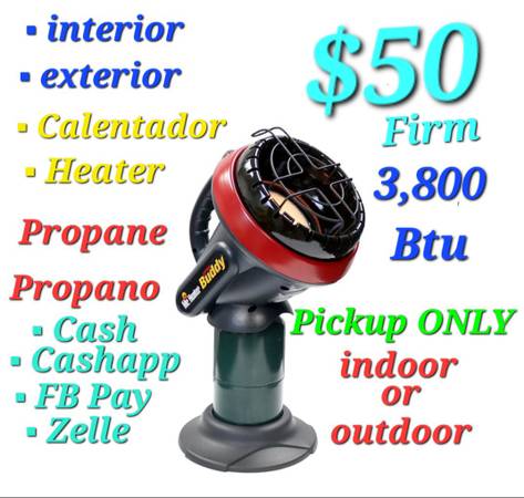 Photo Mr Heater Little Buddy Propane Gas Indoor or Outdoor Heater Calentador $50