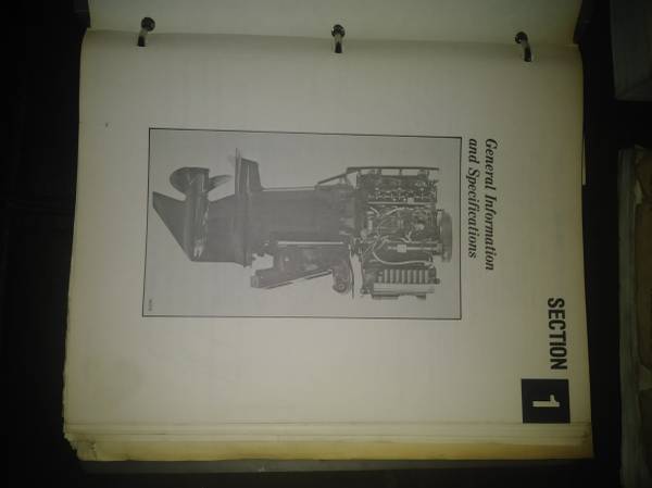 Photo Over 30 Boat Outboard Motor Service Manuals $25