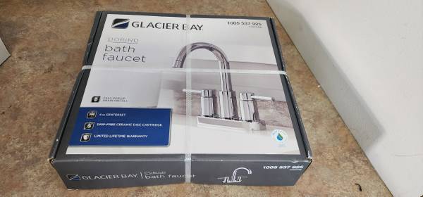 Photo New Glacier Bay Dorind Bathroom Faucet $60