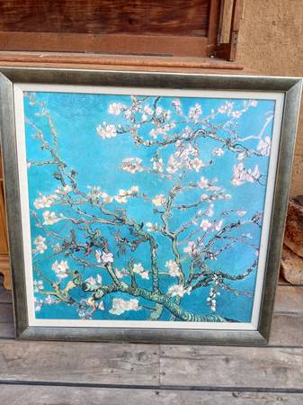 Photo Van Gogh Almond Blossoms painting World Market wall art $80