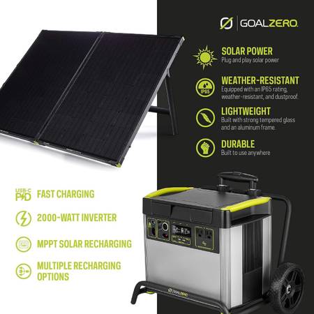 Photo solar power generator yeti 3000X $3,500