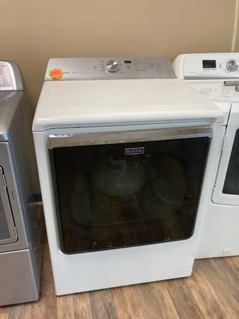 Photo Maytag Bravos XL 28 7.3 Cu.ft White Side Loading Gas Dryer $399