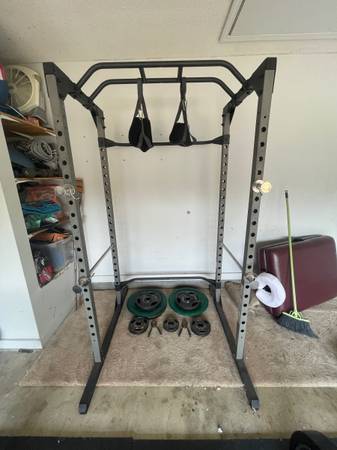 Photo Squat Rack  Workout Equipment Accessories $450