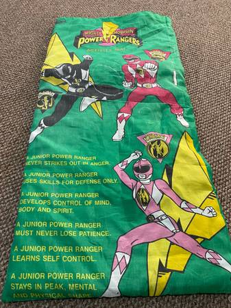 Vintage Power Rangers Mat - (Resale $20-selling for ONLY $8 $8