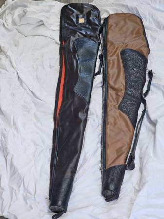 Photo long rifle leather gun cases $65