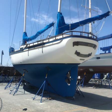 44’ Hudson Seawolf Ketch 1979 Sailboat formosa ta chiao bluewater sail