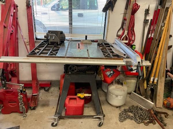 Photo Craftsman Contractor Table Saw wAlign-a-Rip Fence $200
