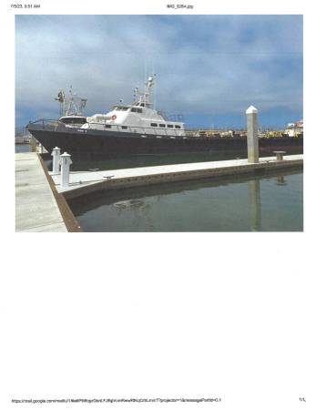 100 Crew-Passenger-Cargo Boat $195,000