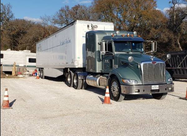 2009 Peterbilt 386 Truck and Trailer For Sale $55,000