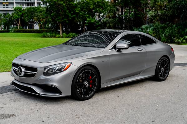 Photo 2017 MERCEDES-BENZ S63 AMG COUPE $188,375 MSRP FACTORY MATTE GREY $64,888