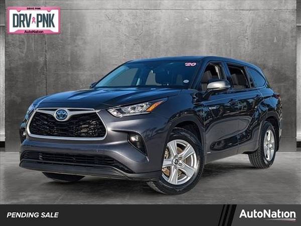 2020 Toyota Highlander AWD All Wheel Drive Certified Electric Hybrid LE ...