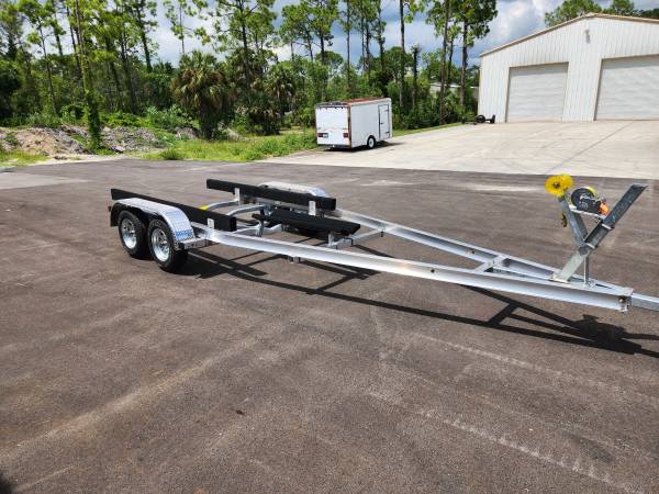 Photo 2024 22 to 24 dual axle trailer ready to go $3,790