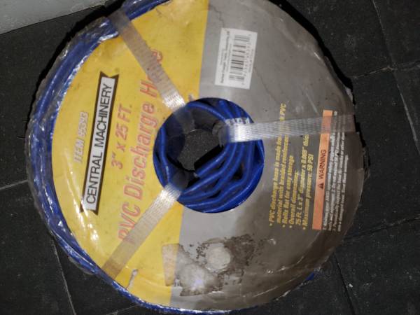 Photo 3 in. x 25 ft. PVC Discharge Hose $25