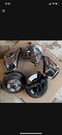 Photo 67-69 Camaro front disc brakes with chrome brake booster and master cylinder  c $500