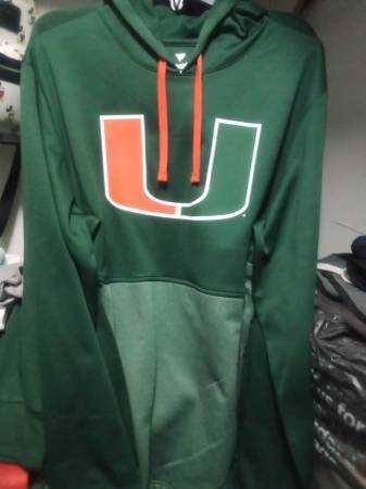 Brand New UM Miami hurricanes hoodies liquidation sale $25