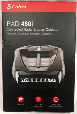 Photo Cobra RAD 480i Connected Radar  Laser Detector $125