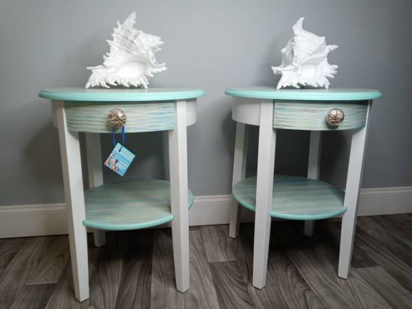 Photo End Tables or Night Stands. CUSTOM COASTAL STYLE  $249