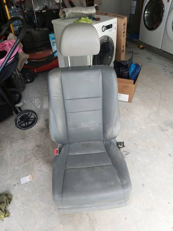 Photo Gray Electric Leather Car Driver Seat from 2011 Honda Accord $150