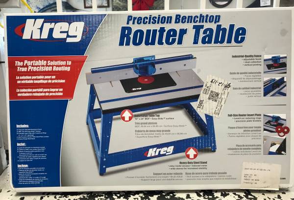 Photo Kreg Precision Benchtop Router Table PRS2100-New in Box $195