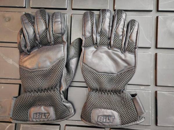 Photo Motorcycle Gloves Leather Mens Bilt XL And Face Mask Thermal NEW $55
