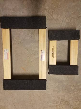 Photo Movers Hand Truck Dolly Haul Master Wood 4 Wheels Set Of 2 NEW $50