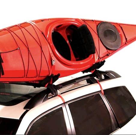Photo NEW IN BOX MALONE J-PRO J-STYLE KAYAK CARRIER $80