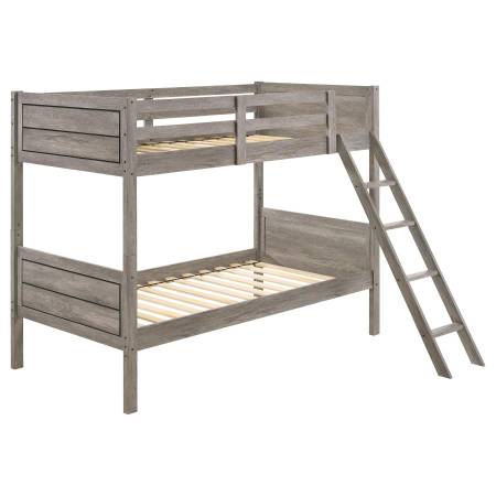 Photo New Solid Wood Bunk Bed frames in stock in Black or Gray or White $299