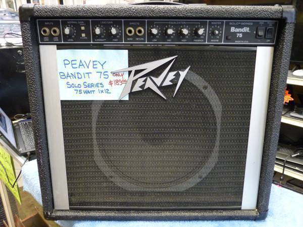 Photo Peavey Bandit 75 Solo Series Guitar Amp $189